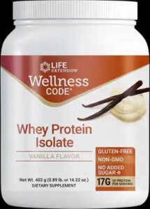 Life Extension® Wellness Code® Whey Protein Isolate (Vanilla Flavor)
